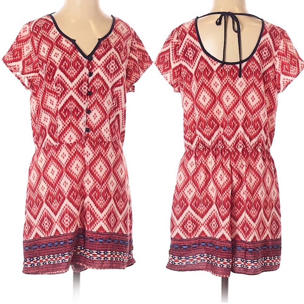 Band of Gypsies Aztec print boho romper